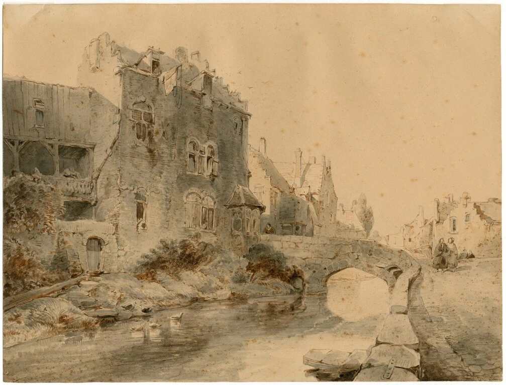 Wijnand Nuyen-8-Canale con vecchie case